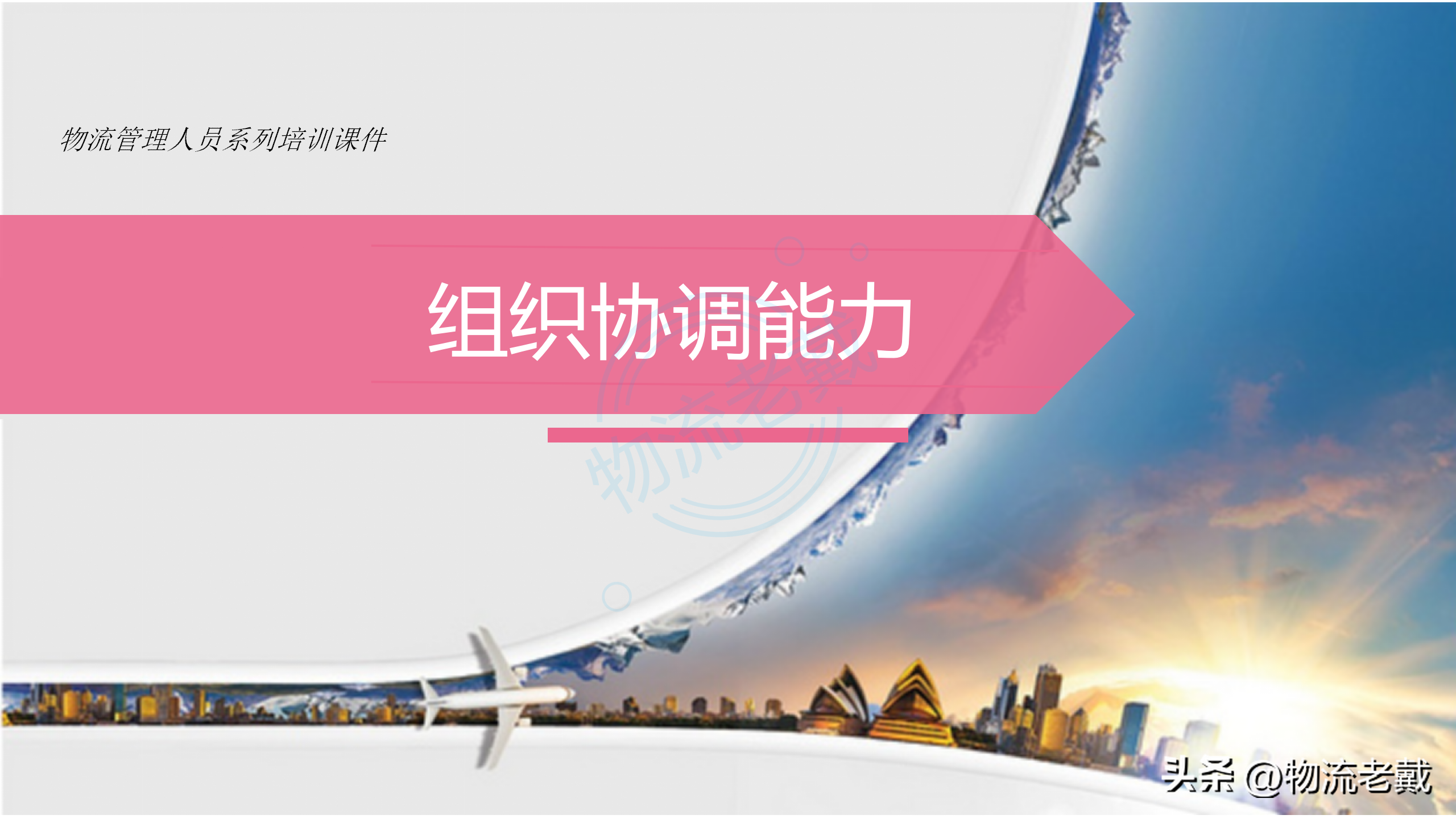 物流管理人员系列培训课件：组织协调能力