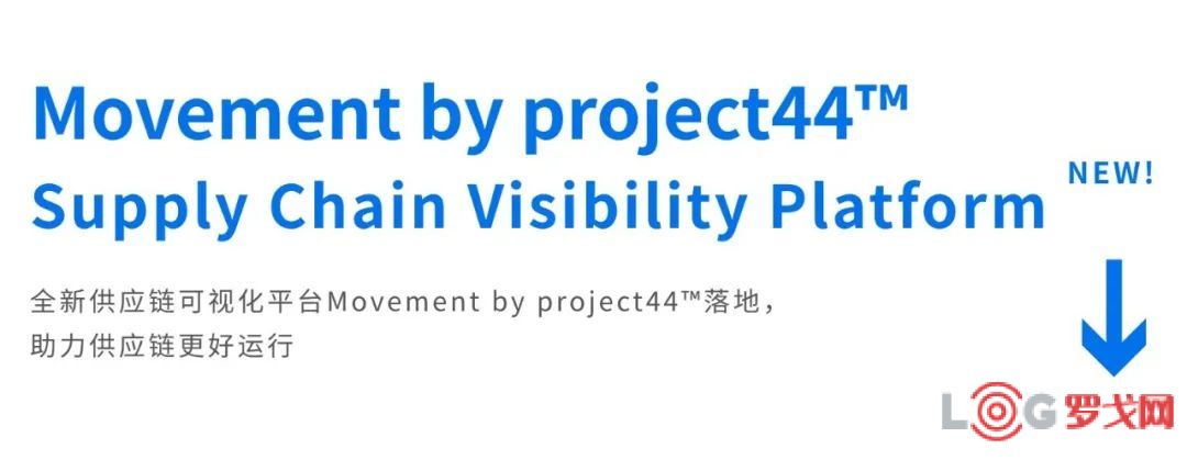 Project44 Movement Platform 【罗戈网】最新消息|全新平台上线!project44 推出供应链可视化平台 Movement!