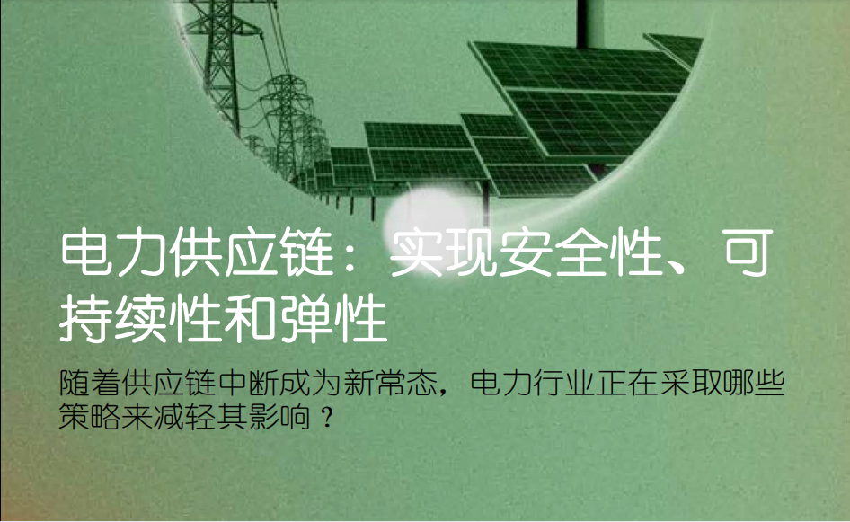 【德勤】电力供应链：实现安全性、可持续性和弹性(中/英)