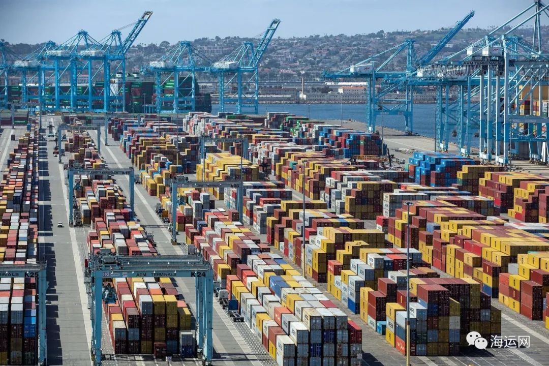 洛杉矶港货运量下降43%！美国前10大港口9个大幅下滑