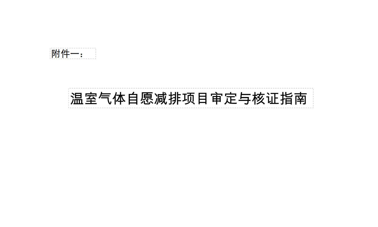 温室气体自愿减排项目审定核证指南