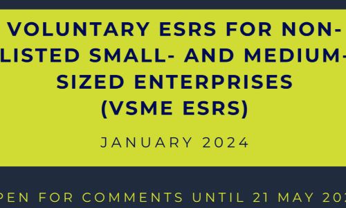 欧盟中小型非上市公司ESG披露标准ESRS-VSME（征求意见稿）简介