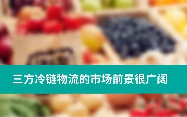 舉步維艱 第三方冷鏈物流期待涅重生